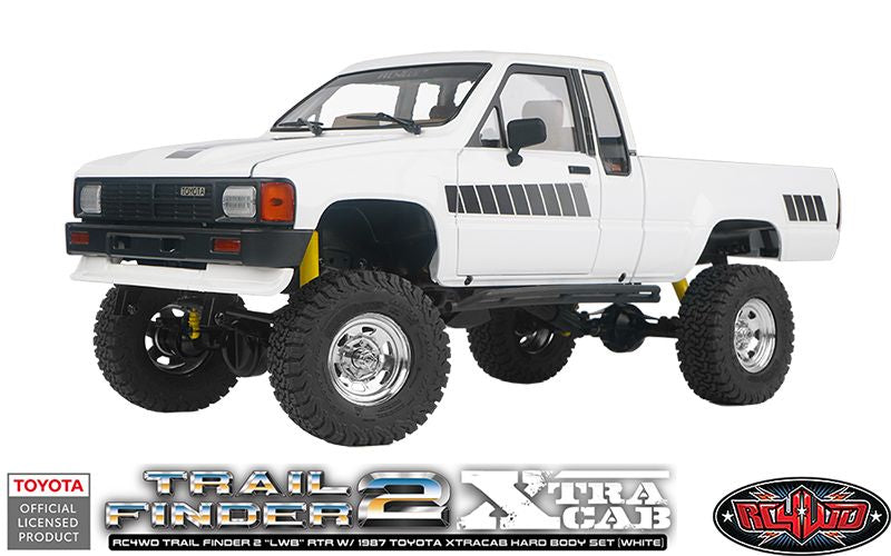 RC4WD 1/10 Trail Finder 2 LWB 87 Toyota Xtracab 4x4 RTR - White Ships free across Canada 🇨🇦