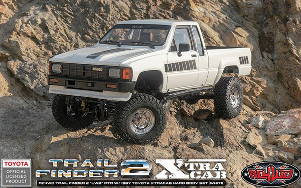 RC4WD 1/10 Trail Finder 2 LWB 87 Toyota Xtracab 4x4 RTR - White Ships free across Canada 🇨🇦
