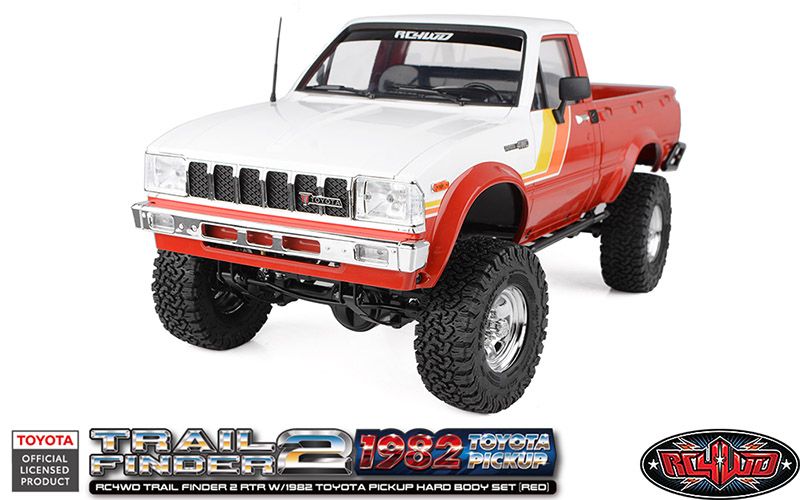 RC4WD 1/10 Trail Finder 2 1982 Toyota Pick-Up 4x4 RTR - Red Ships free across Canada 🇨🇦