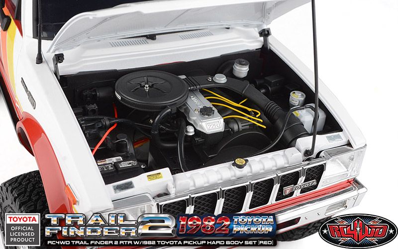 RC4WD 1/10 Trail Finder 2 1982 Toyota Pick-Up 4x4 RTR - Red Ships free across Canada 🇨🇦