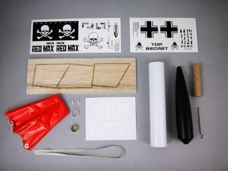 Estes Rockets Der Red Max (English Only) - Intermediate