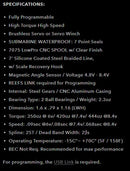 Reefs Triple4 Smart Servo Winch Submarine - 444oz 0.068sec@8.4V **Special order. Takes up to 4 weeks**