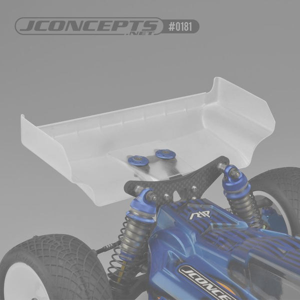 JConcepts Aero S-Type 7" rear wing, 2pc.