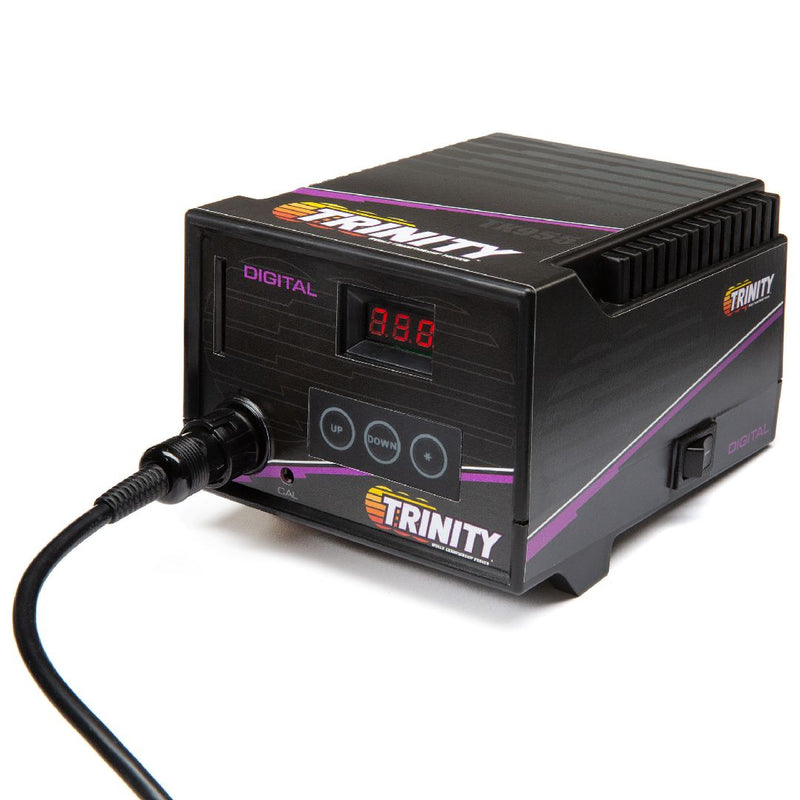 Trinity Trinity TK955 Digital Soldering Station Easy push-button heat adjustment in precise 1º increments enables the Trinity TK955 Digital Soldering Station to deliver the best results for racing and any application where strong, clean, reliable solder j