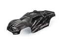 Traxxas Body, E-Revo, Black/ window, grill, lights decal sheet. ** Special order. Takes 4 weeks**