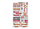 Traxxas Official Team Racing Decal Set (Flag Logo/6-Color)
