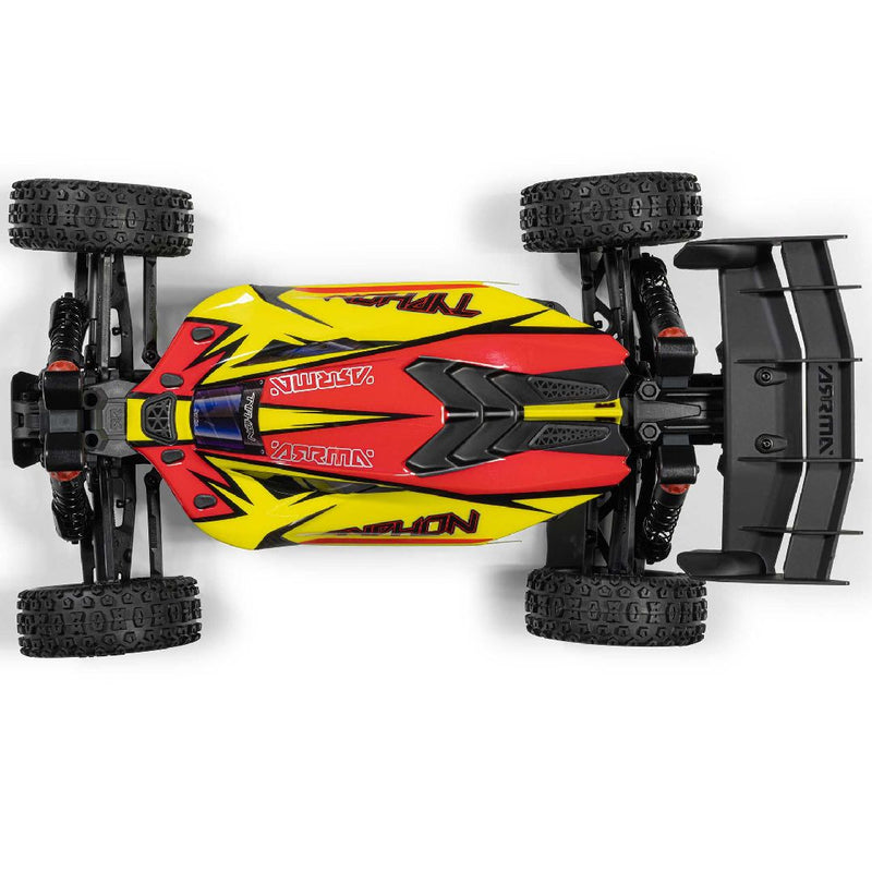 Arrma 1/8 TYPHON 4x4 Buggy RTR - Yellow. **Ships free across Canada 🇨🇦**