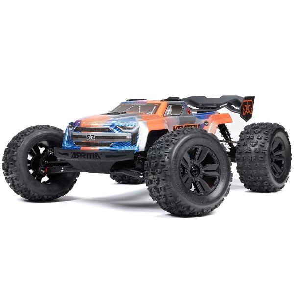 Arrma 1/8 KRATON 4x4 BL-6S Speed Truck RTR - Blue/Orange. Ships free across Canada 🇨🇦