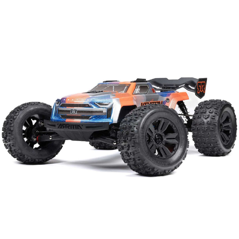 Arrma 1/8 KRATON 4x4 BL-6S Speed Truck RTR - Blue/Orange. Ships free across Canada 🇨🇦