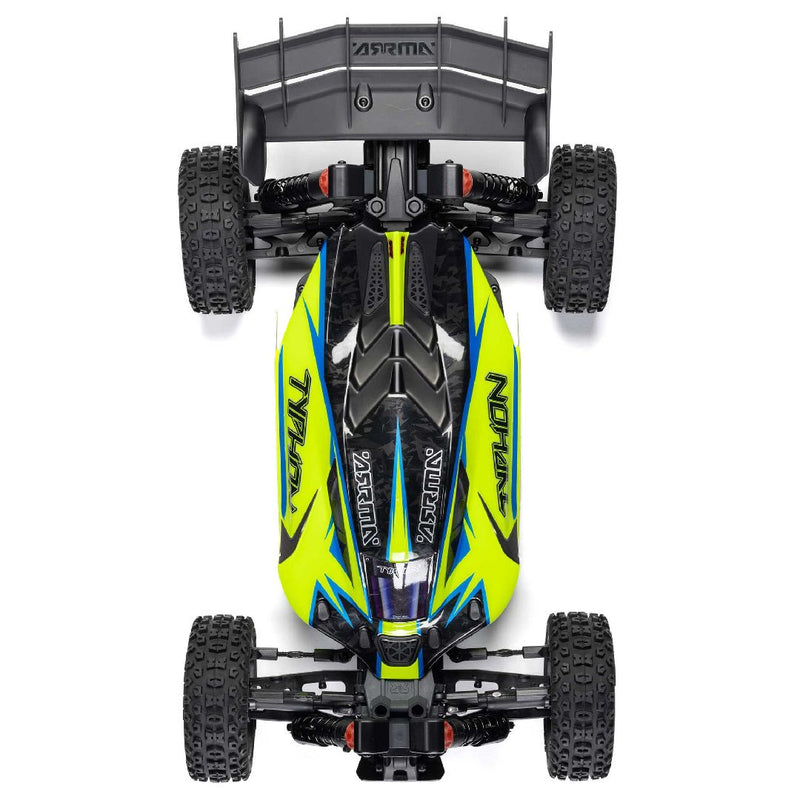 Arrma 1/8 TYPHON BLX 4x4 Buggy RTR - Yellow. Ships free across Canada 🇨🇦