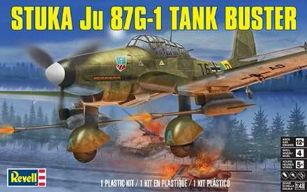 Revell Stuka Ju 87G-1 Tank Buster 1/48 Scale RMX 85-5270