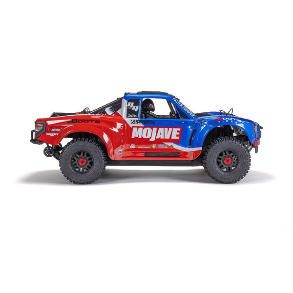 Arrma 1/8 MOJAVE BL-4S 4x4 Scale Desert RTR - Blue/Red.  **Ships free across Canada🇨🇦.