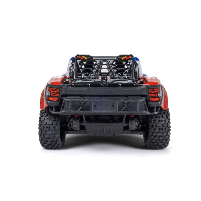 Arrma 1/8 MOJAVE BL-4S 4x4 Scale Desert RTR - Blue/Red.  **Ships free across Canada🇨🇦.