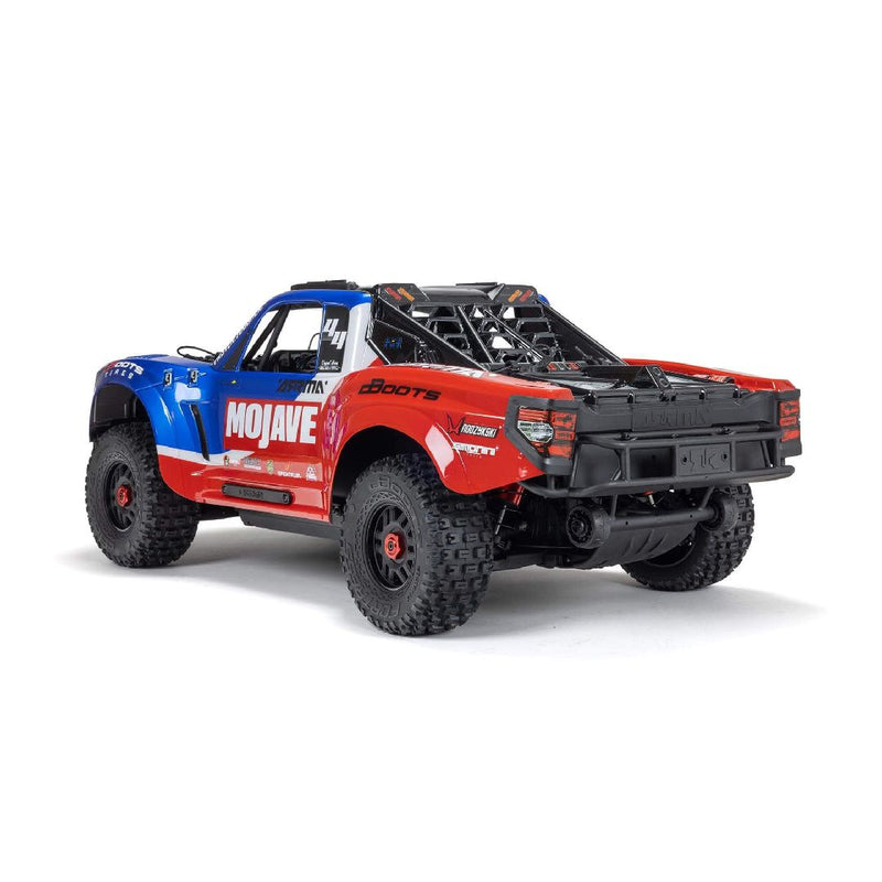 Arrma 1/8 MOJAVE BL-4S 4x4 Scale Desert RTR - Blue/Red.  **Ships free across Canada🇨🇦.
