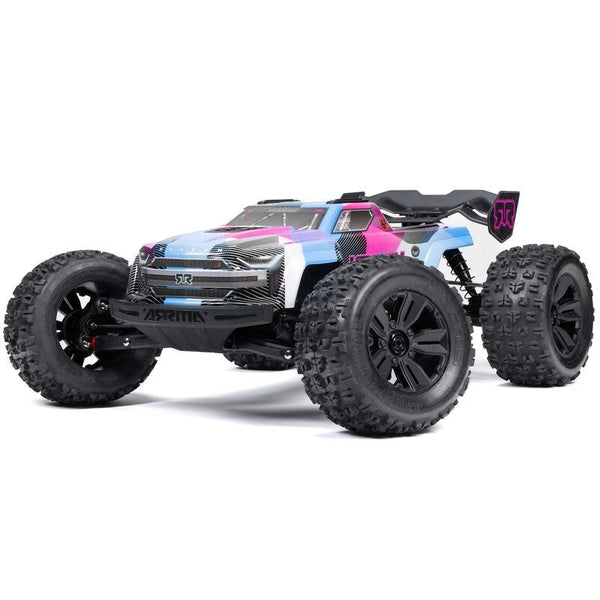 Arrma 1/8 KRATON 4x4 BL-6S Speed Truck RTR - Blue/Pink. Ships free across Canada 🇨🇦