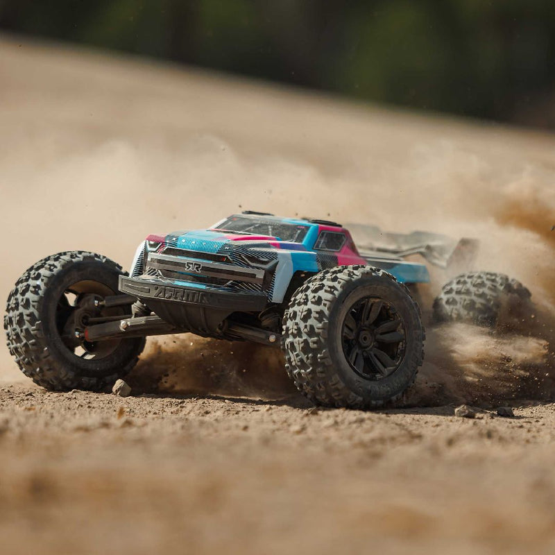 Arrma 1/8 KRATON 4x4 BL-6S Speed Truck RTR - Blue/Pink. Ships free across Canada 🇨🇦