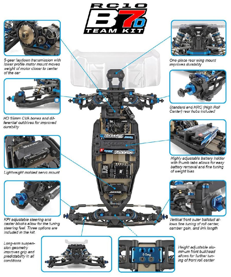 Shipping now! Team Associated RC10B7D Team Kit 90042 Free shipping across Canada 🇨🇦 B7D