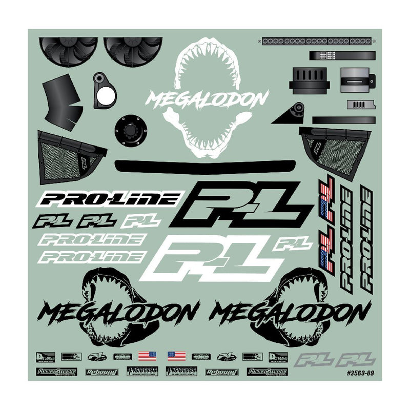 Pro-Line Megalodon Desert Buggy Clear Body Slash 2wd/4x4
