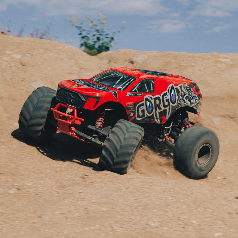 Arrma 1/10 GORGON 2wd Monster Truck RTR - Red