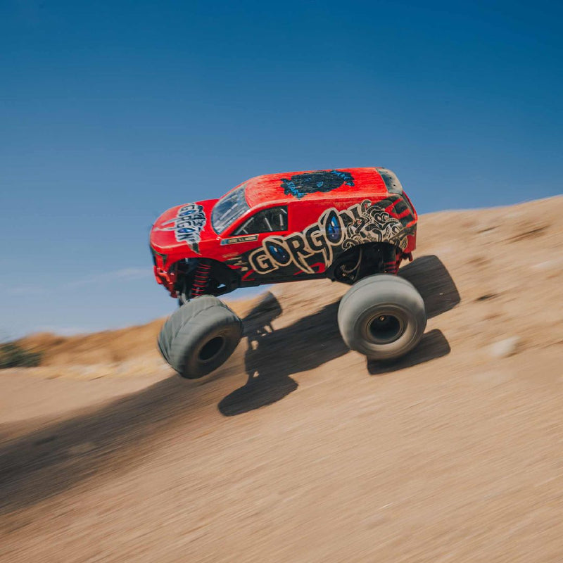 Arrma 1/10 GORGON 2wd Monster Truck RTR - Red