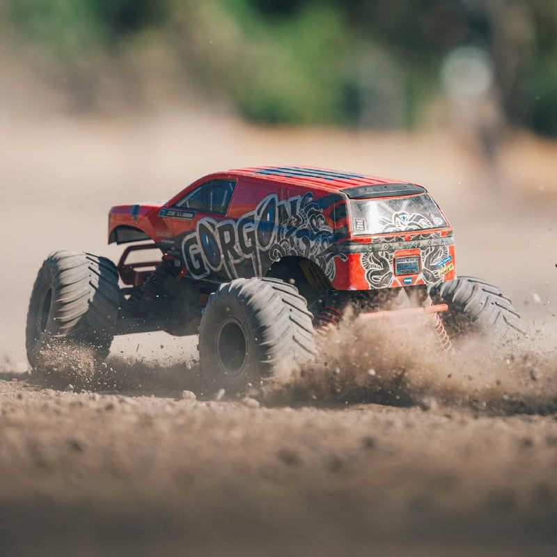 Arrma 1/10 GORGON 2wd Monster Truck RTR - Red