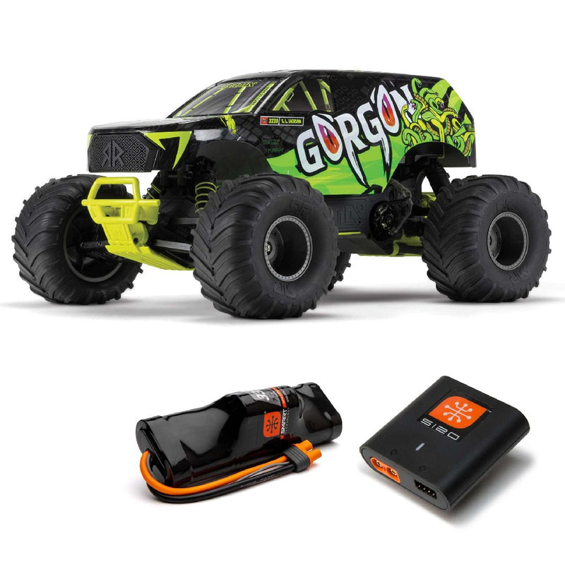Arrma 1/10 GORGON 2wd Monster Truck RTR - Yellow.