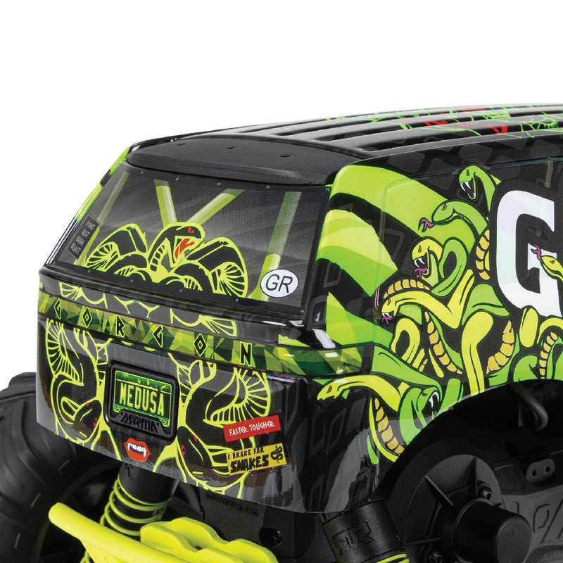 Arrma 1/10 GORGON 2wd Monster Truck RTR - Yellow.