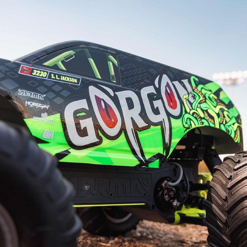 Arrma 1/10 GORGON 2wd Monster Truck RTR - Yellow.