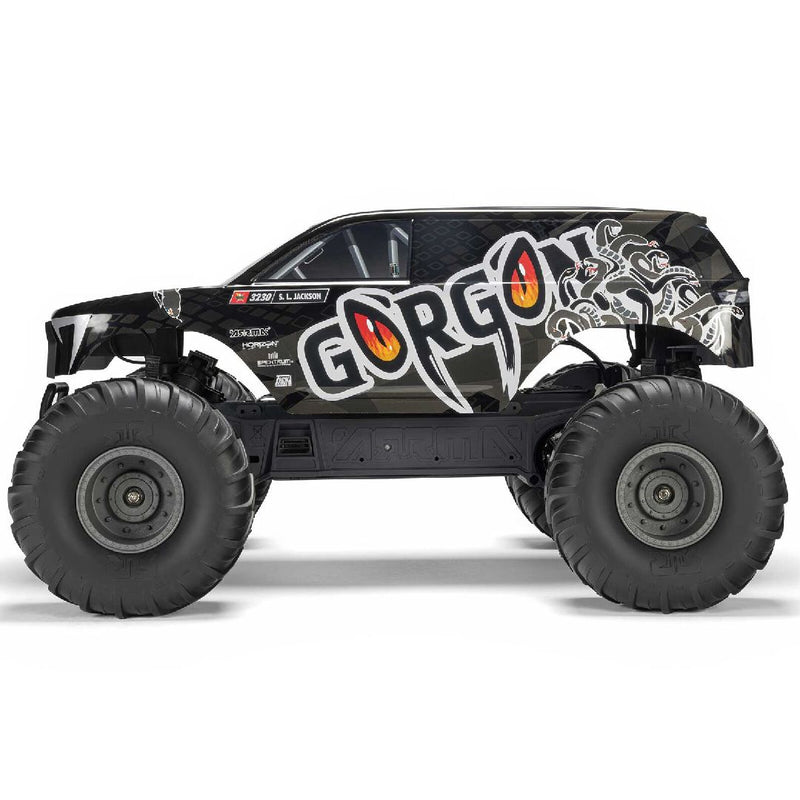Arrma 1/10 GORGON 2wd Monster Truck RTA Kit - Gun Metal