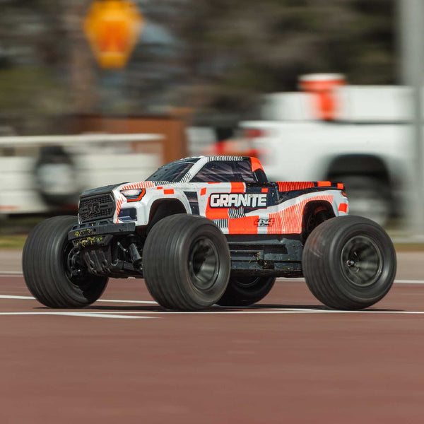 Arrma 1/10 GRANITE 4x4 Monster Truck RTR - Orange. Ships free across Canada 🇨🇦