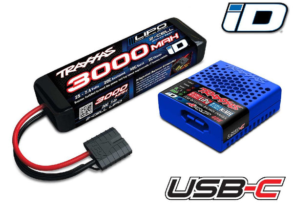 Traxxas Battery/Charger Completer Pack (Includes #2985 & #2827X) 2985-2S