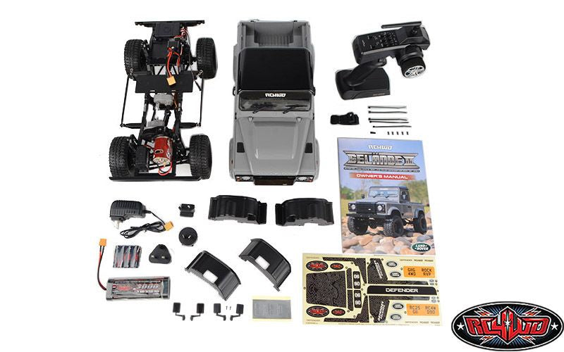 RC4WD Gelande II 2015 Land Rover Defender D90 RTR - Grey. ** Free shipping across Canada 🇨🇦