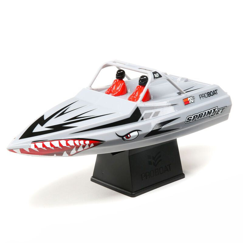 Pro Boat Sprintjet 9" Self-Right Jet Boat RTR -Silver(B&C Incl)