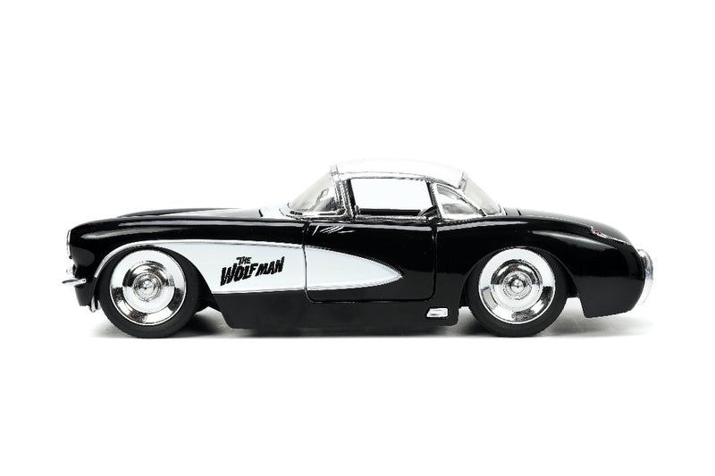 Jada 1/24 "Hollywood Rides" 1957 Corvette with The Wolfman
