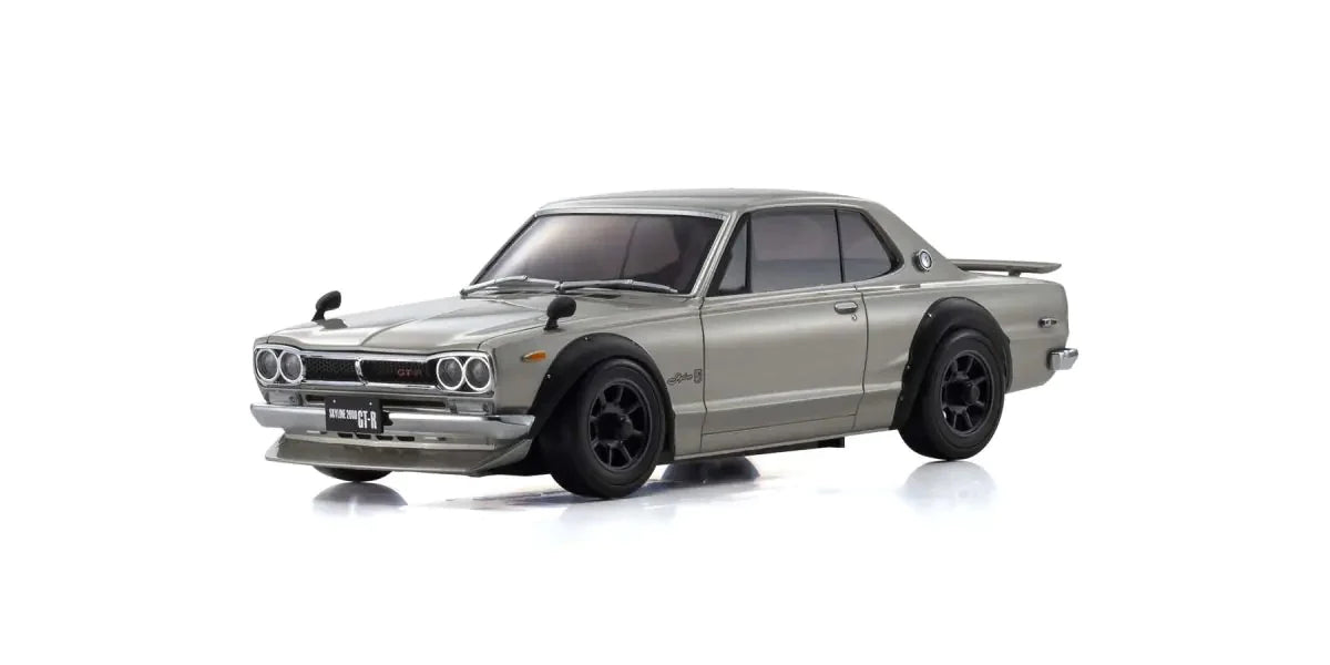 Mini-Z AWD Nissan Skyline 2000GT-R (KPGC10) Tuned Version, Silver 32636S