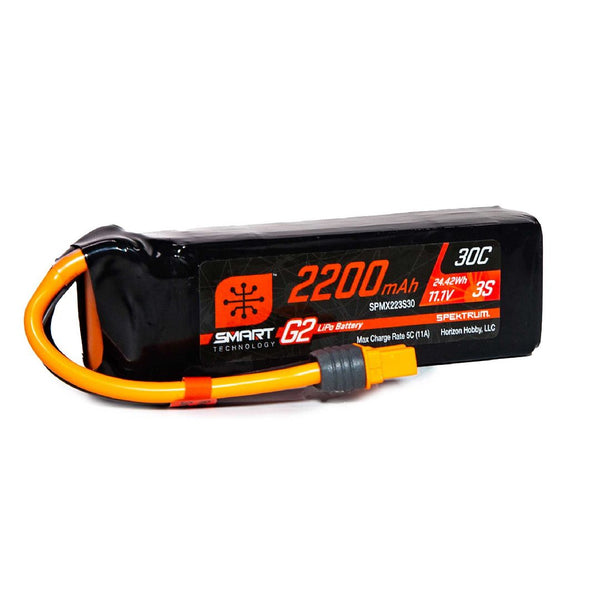 Spektrum 2200mAh 3S 11.1V Smart G2 LiPo 30C IC3