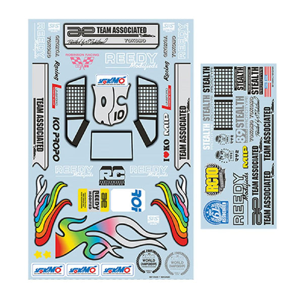 Team Associated RC10 '89 Stealth Car Masami Edition Decal Sheet. **Special order** 4 to 6 week shipping delay.