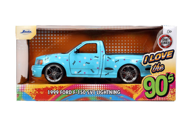 Jada 1/24 "I Love The" 1990s - 1999 Ford F-150 SVT Lightning. Currently on back order. No ETA