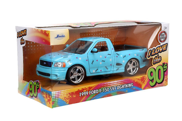 Jada 1/24 "I Love The" 1990s - 1999 Ford F-150 SVT Lightning. Currently on back order. No ETA