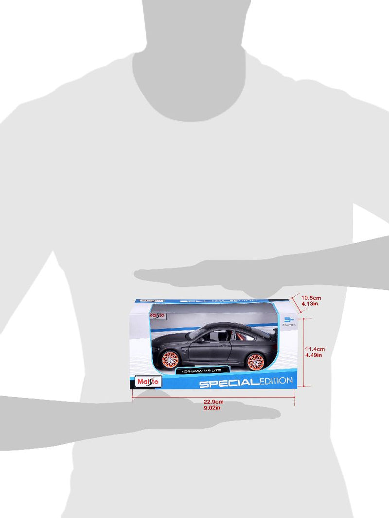 Maisto 1/24 SE BMW M4 GTS - Metallic Flat Grey. **Special order item** 6 to 8 week to ship.