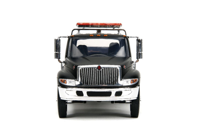 Jada 1/24 International Flatbed Tow Truck  - Primer Black. **Special order** 4 to 6 weeks shipping delay.