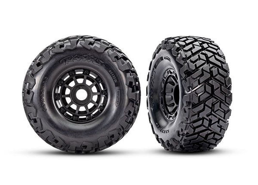 Traxxas Tires & wheels, Maxx Slash belted tires on wheels