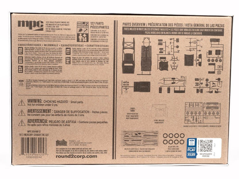 MPC 1973 Mercury Cougar "The Cat" Model Kit