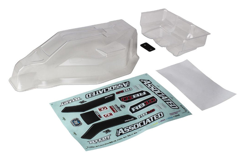 Team Associated RB10 RTR Body and Wing, clear 72015