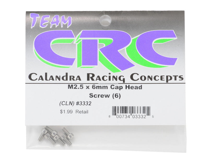 CRC 2.5x6mm Cap Head Screw (6)