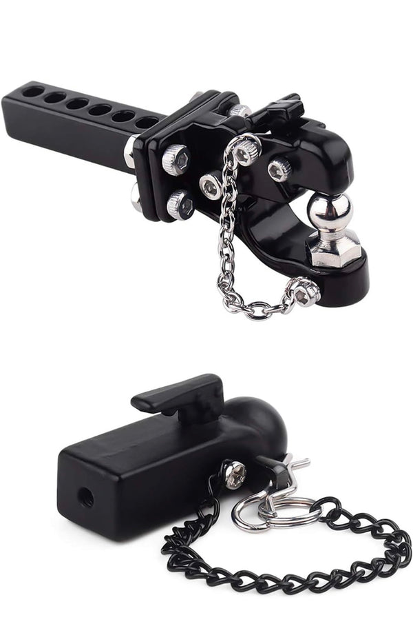 INJORA Tow Hook Drop Hitch Receiver with Ball Buckle for RC Crawler