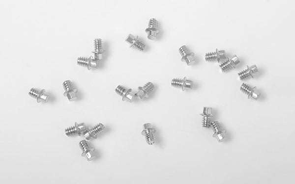 RC4WD Miniature Scale Hex Bolts (M1.6 x 2mm) (Silver)