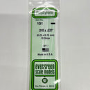 101 .010"X.030"X14" DIMENSIONAL STRIPS . (10/PK)WHITE