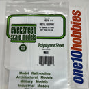 4524 Metal Roofing .040" THICK WHITE POLYSTYRENE SHEET SEAM RF 1/2 1