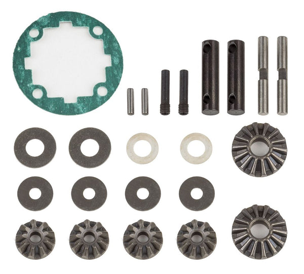 Team Associated pro4 Sc10 and Rival MT10 Front or Rear Differential Rebuild Kit